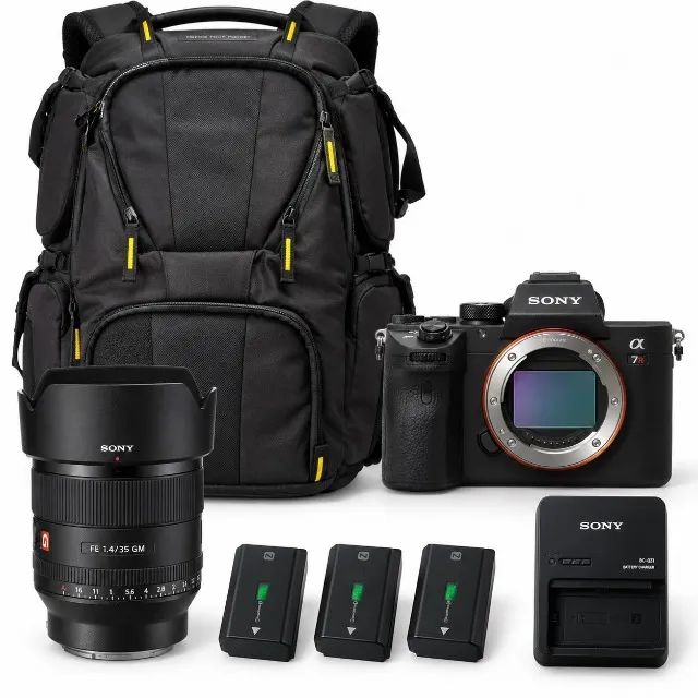 Sony a7R III ILCE-7RM3 42MP + Sony Zeiss FE 35mm f/1.4 ZA + 3x NP