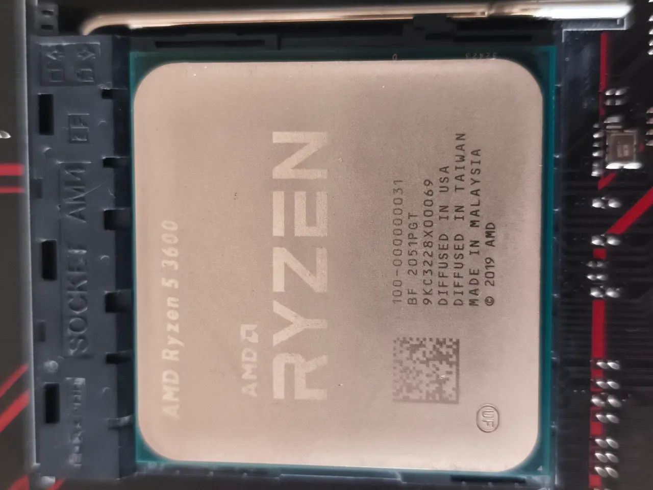 Kit com placa mãe Asus PRIME B450M-GAMING/BR (com caixa) e processador Ryzen 5 3600 - Foto 3
