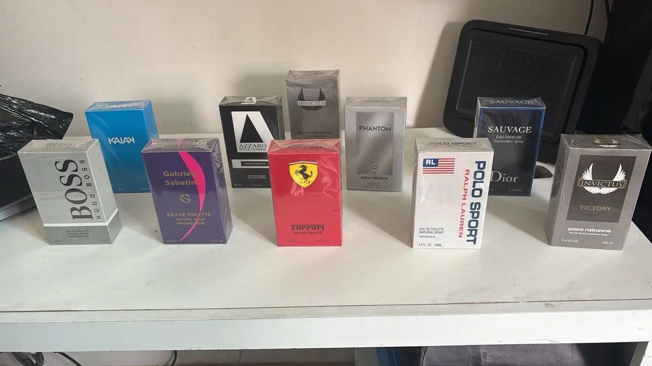 KIT COM 10 PERFUMES 