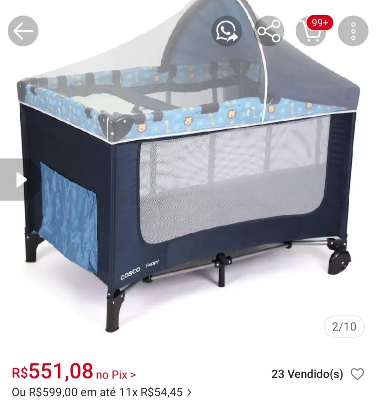 Berço Portátil Cosco