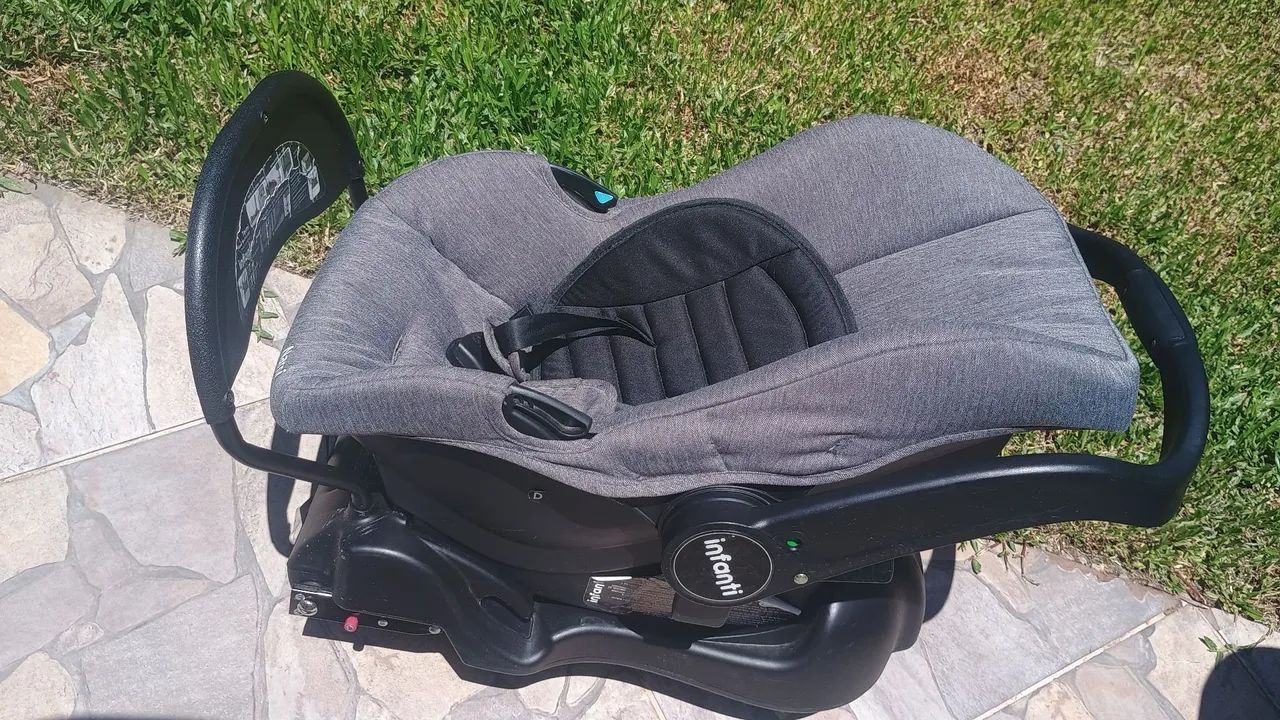 Carrinho de Bebê + Bebê Conforto e Suporte - Travel System da Infanti - Foto 4