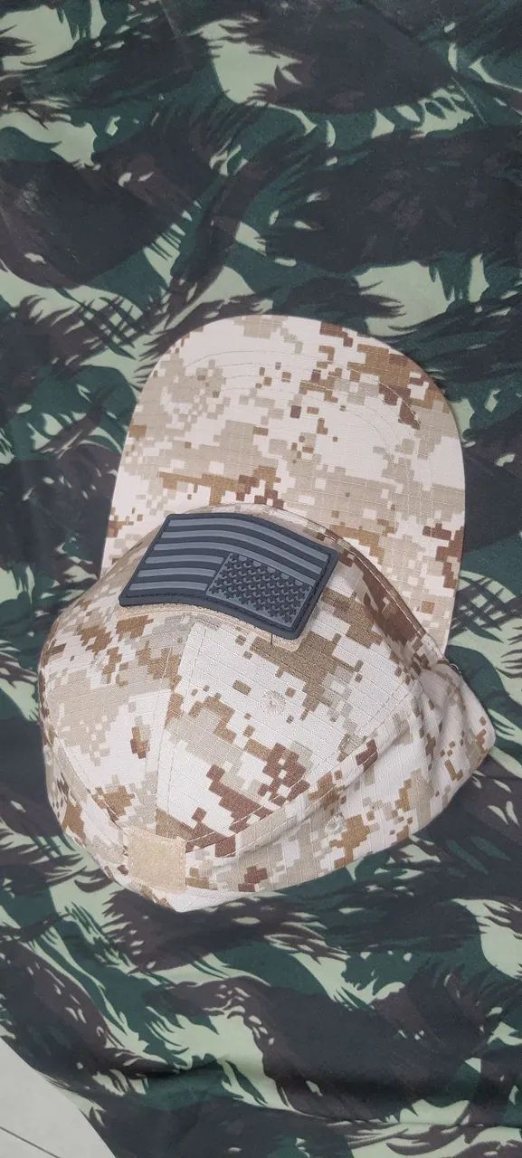 Bone tatico camuflagem militar  - Foto 5
