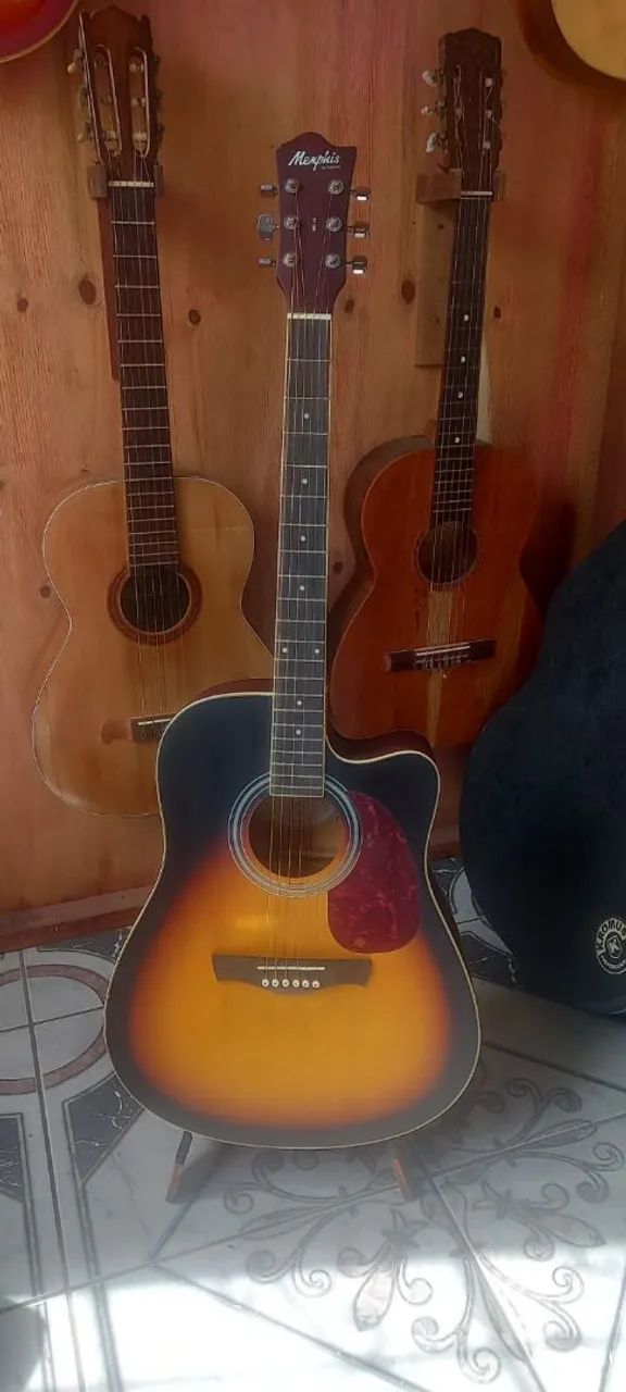 Violão Memphis Tagima eletroacústico (tem conversa no preço) - Foto 3