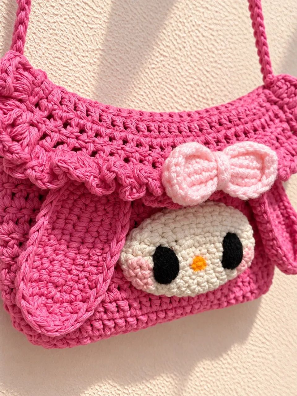 Bolsa de crochê da My Melody  - Foto 2