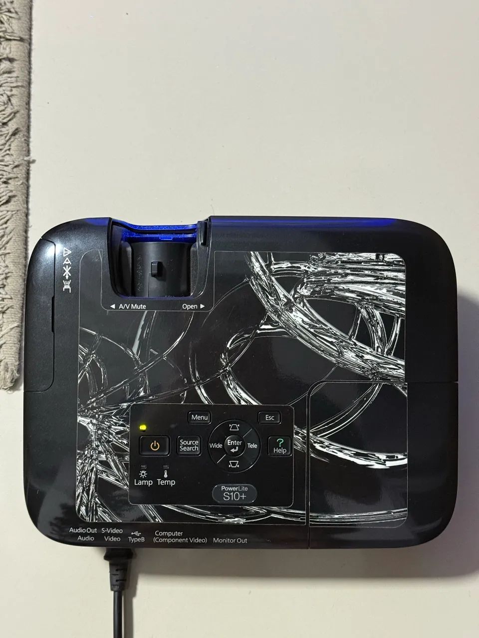 Epson PowerLite S10+    -  estado de zero 