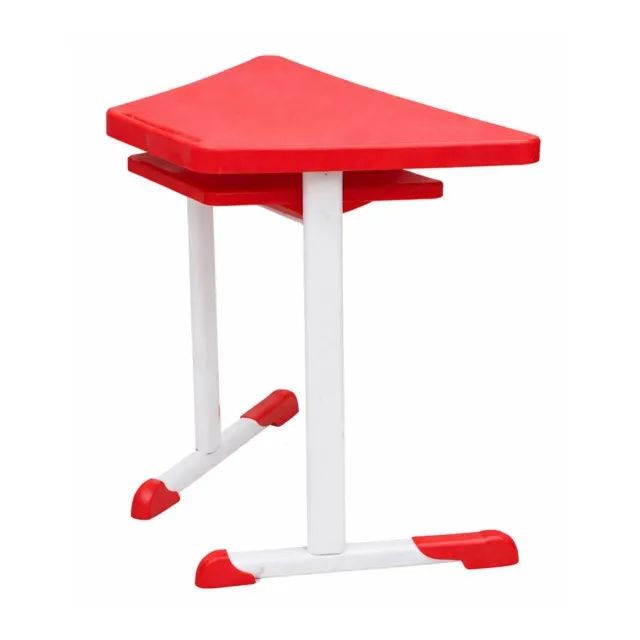 Mesa Infantil Hexagonal Com Porta Livro Ideal Para Escola Creche Cores Diversas 45803 - Foto 2