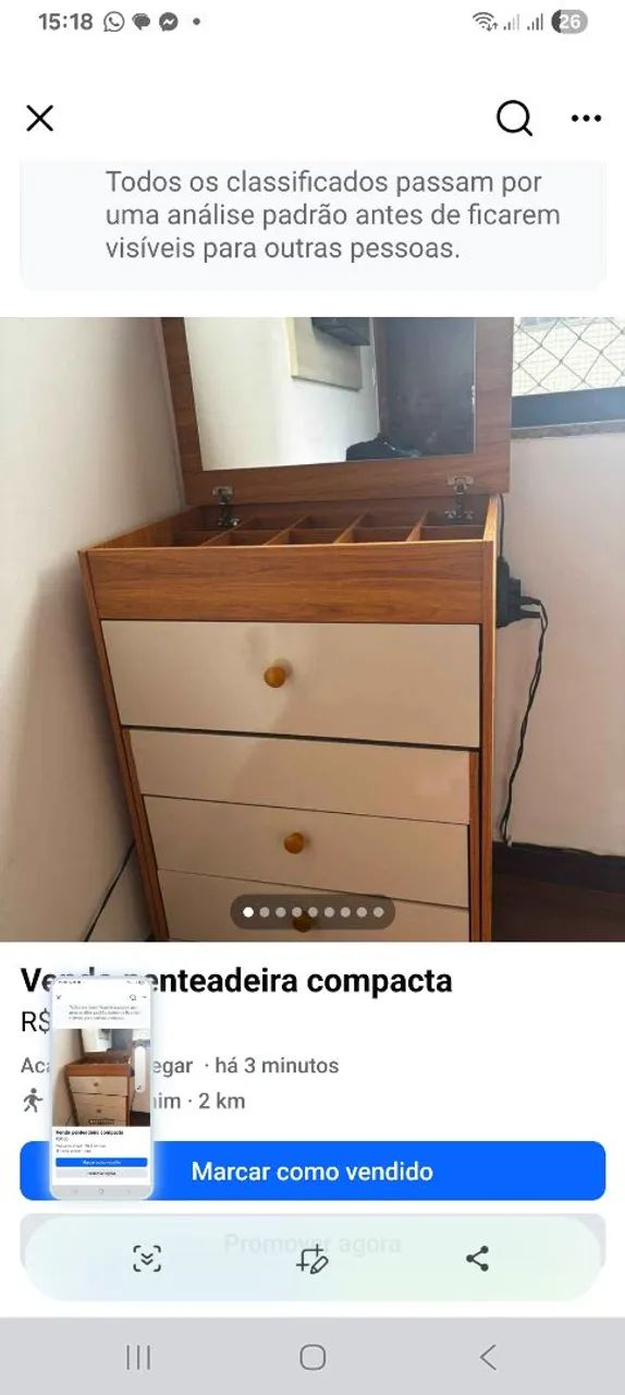 Vendo penteadeira compacta! - Foto 3