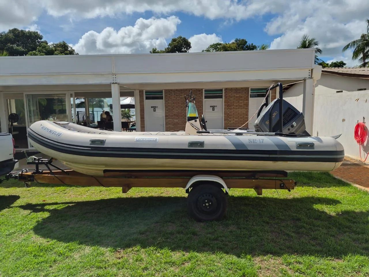 Bote Flexboat SR17 + carreta - Foto 4