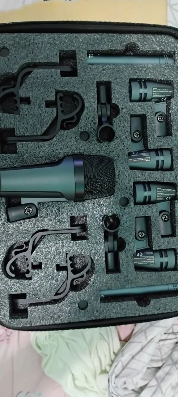 Kit Microfone E608 Para Bateria e Percussão 