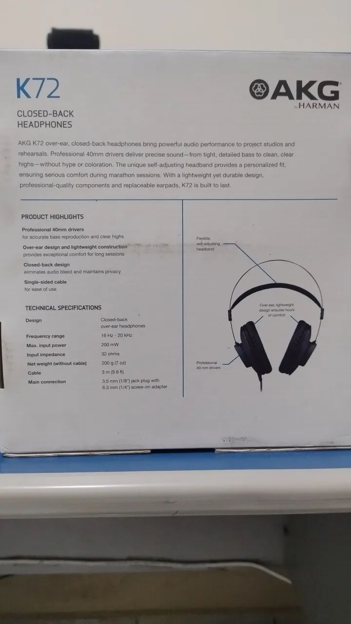Fone AKG K72 - Foto 5