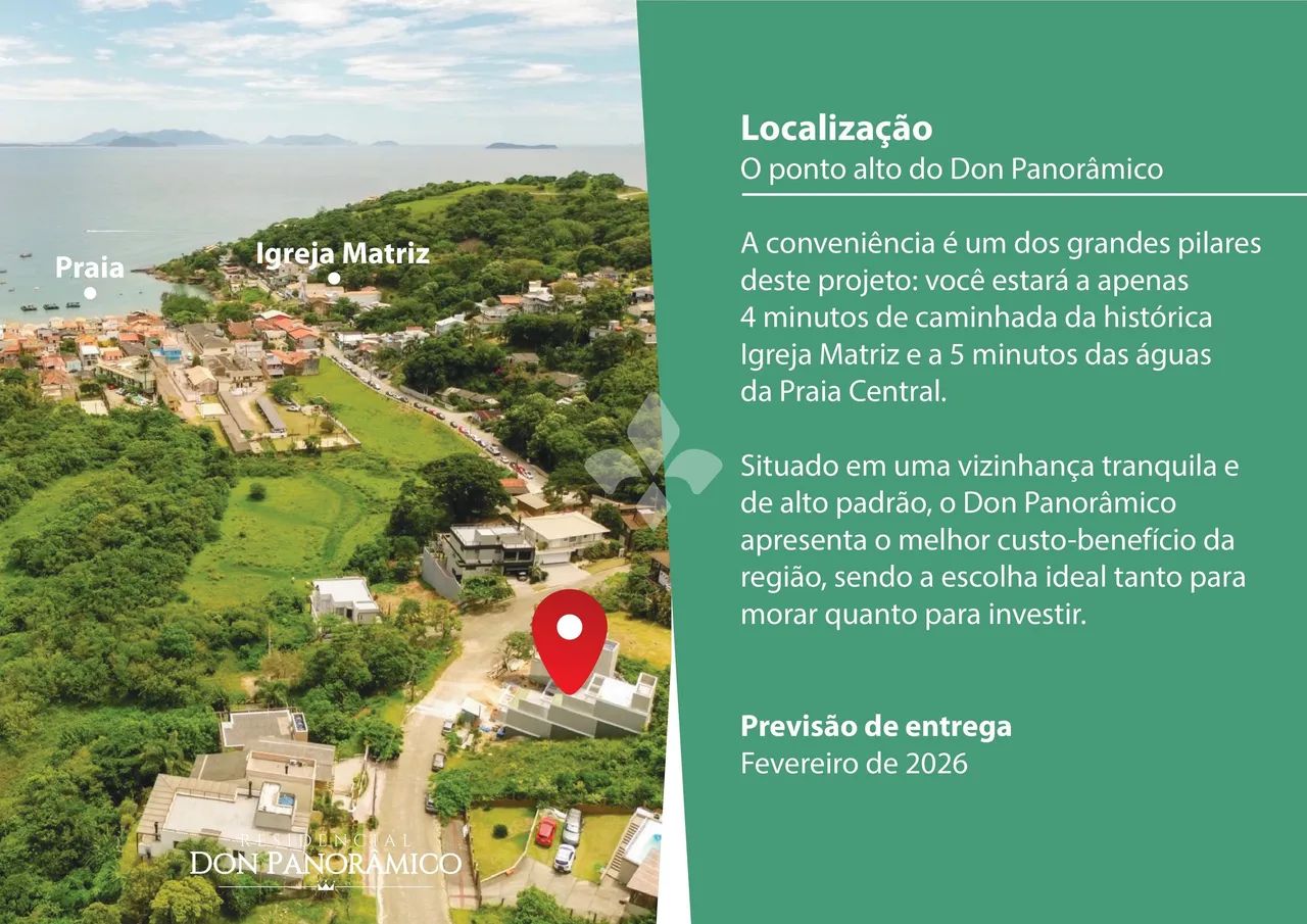 Loft com Vista Mar, bairro Panorâmico, Garopaba/SC - Foto 3