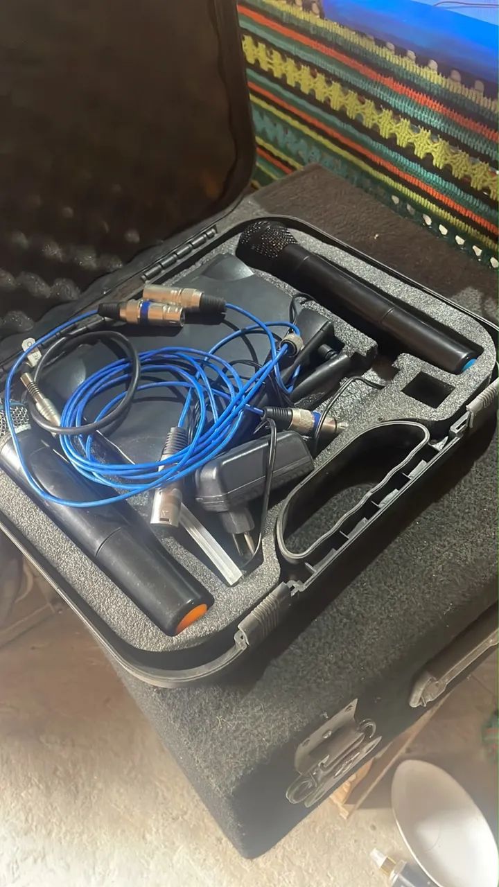 KIT DE SOM ENVENTOS COMPLETO+ MQUINA DE FUMAÇA  - Foto 2