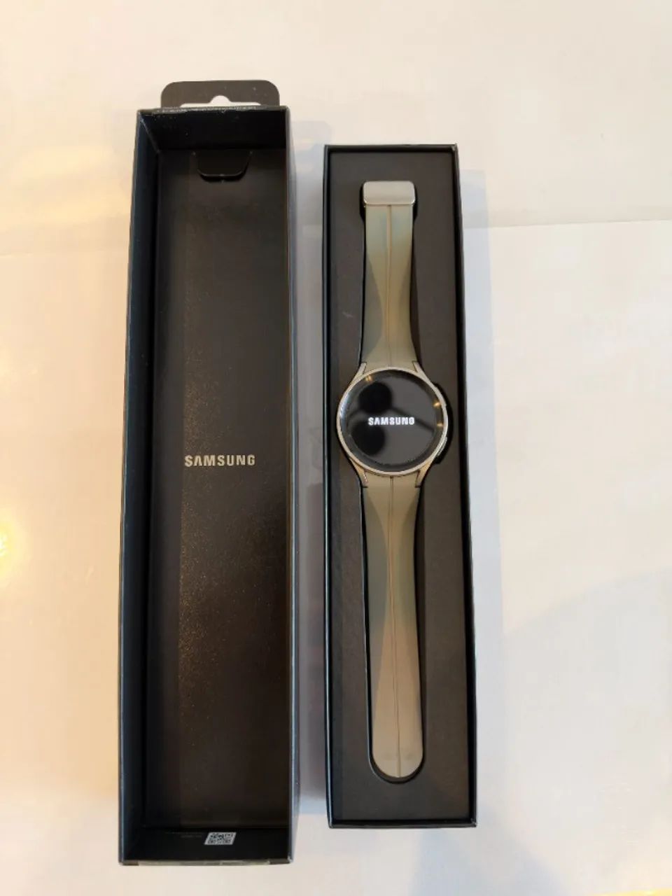 Galaxy Watch5 Pro 45mm Titânio - Completo na caixa, impecável - Foto 2