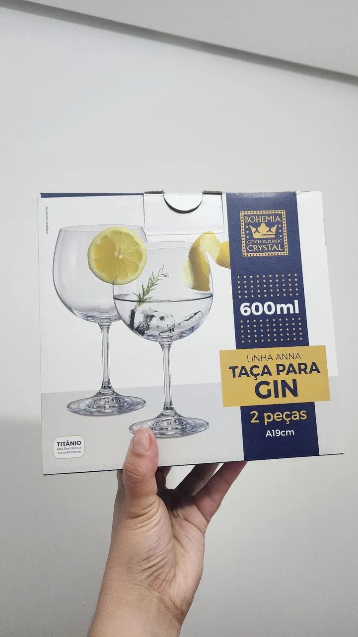 Taça Gin Cristal 600ml - Foto 2