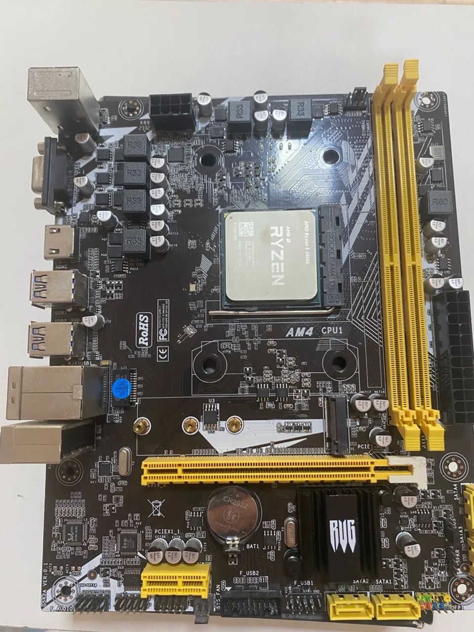 Ryzen 5 3400g + A520 placa mãe 