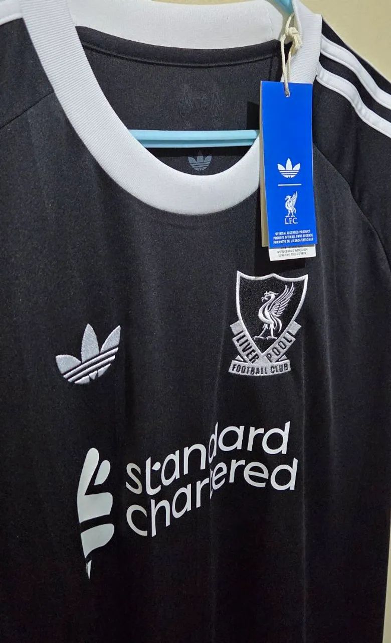 camisa liverpool adidas original goleiro 2025/2026 - Foto 3