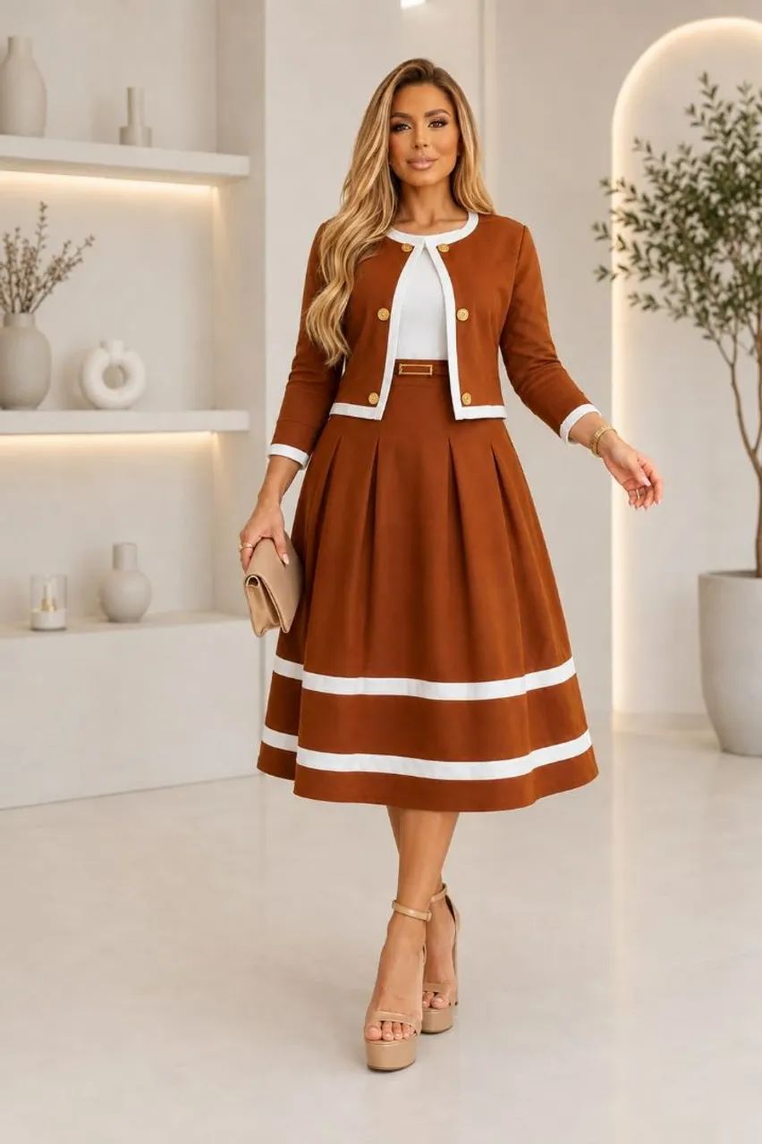 Conjuntos e saias moda evangélica Premium  - Foto 2
