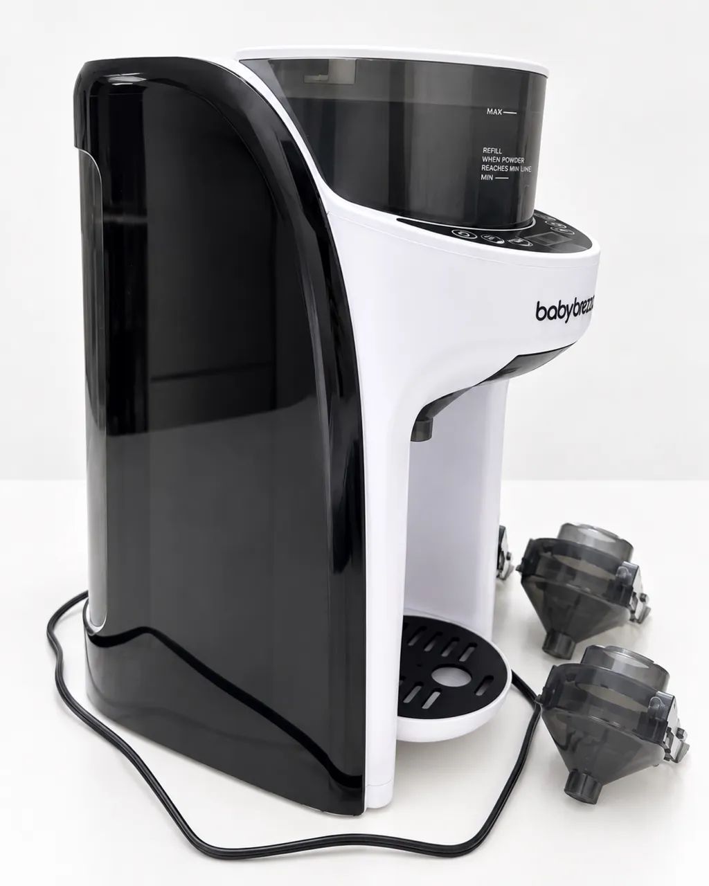 Baby Brezza Formula Pro Advanced + 2 Funis Extras - Excelente Estado - Foto 5