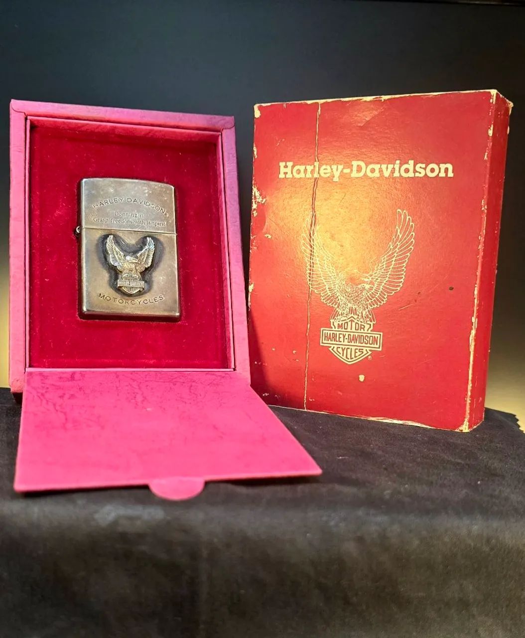 Harley-Davidson Zippo: A Lenda no seu bolso. - Antiguidades - Boa