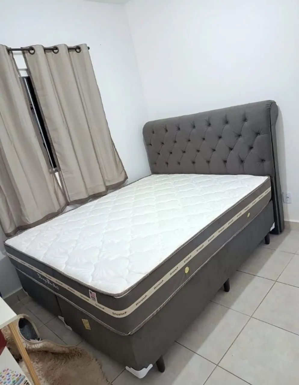 Cama colchão e cabeceira DIRETO DA FÁBRICA CONJUNTO  - Foto 2