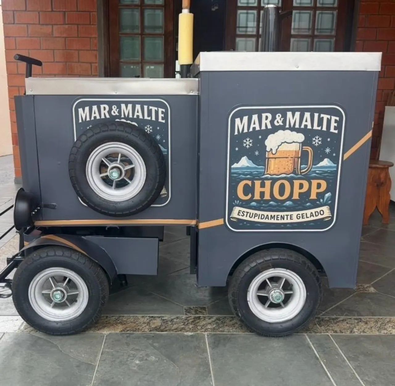Carrinho de chopp calhambeque - stovi - Foto 5