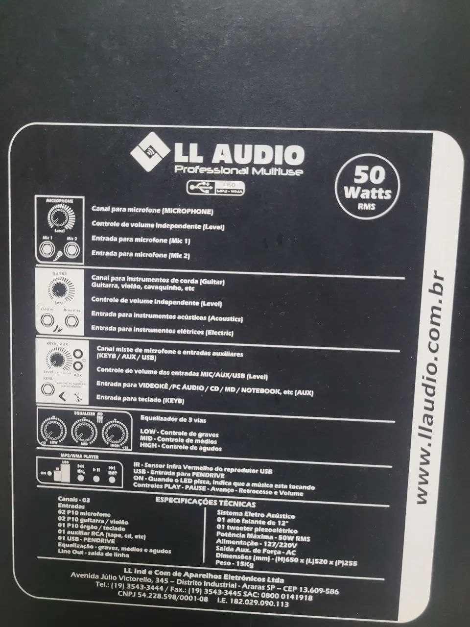 Caixa de som amplificada LL 200 - Foto 4