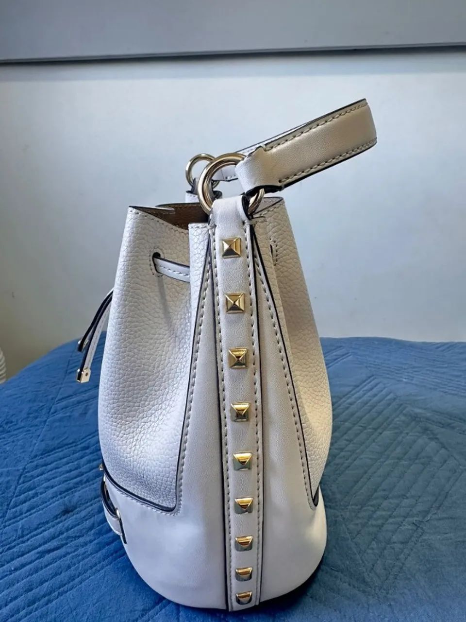 Bolsa Michael Kors Modelo Reed Branca - ORIGINAL - Foto 3
