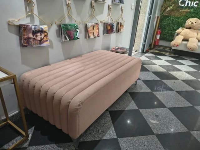 Puff longo rosa  - Foto 3