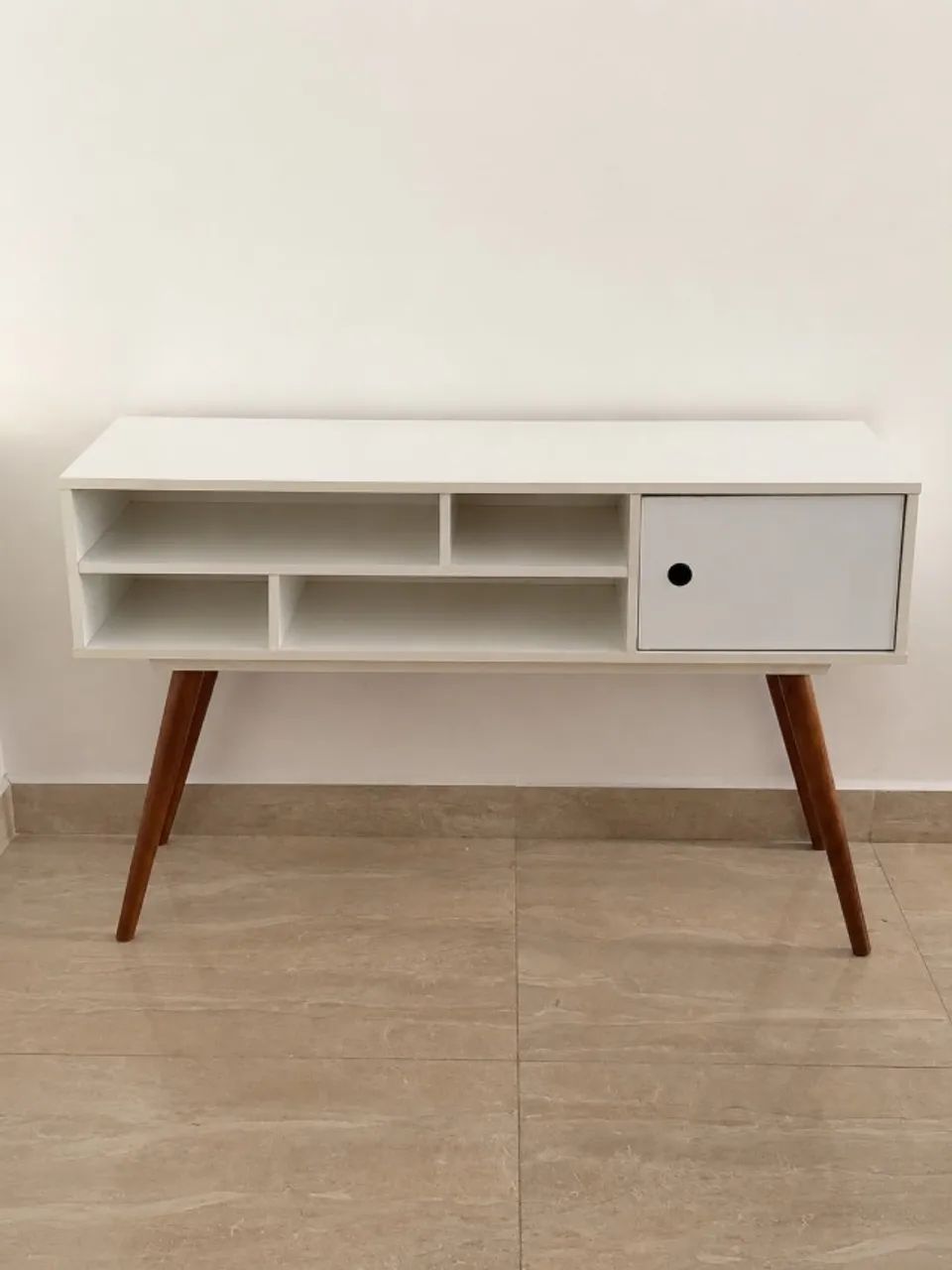RACK / BANCADA RETRO 50 ATE 75 POLEGADAS BRANCO