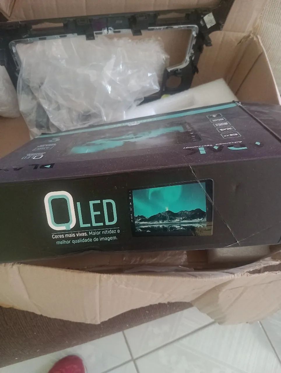 Multimídia adak de 9 polegadas pouco uso na cx com duas câmeras  - Foto 2