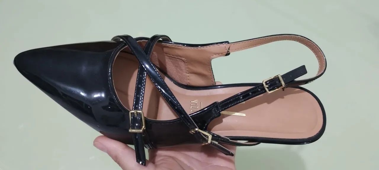 Scarpin preto Vizzano  - Foto 3