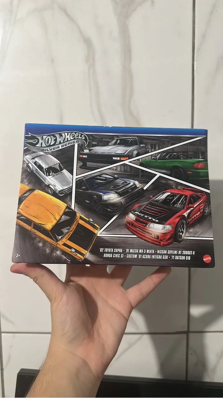 Pack 6 hot wheels, silver series  - Foto 3