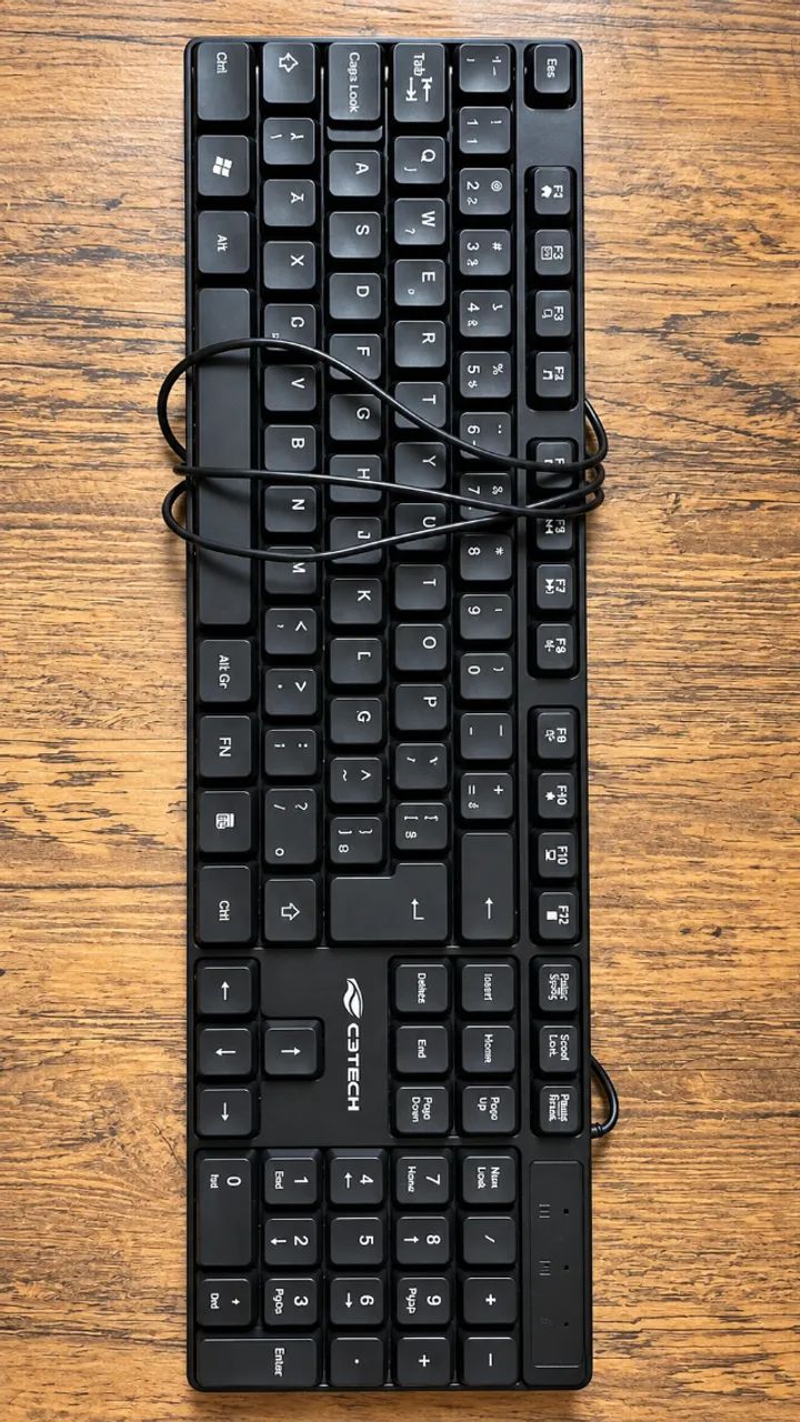 Teclado C3Tech com Fio USB ABNT2