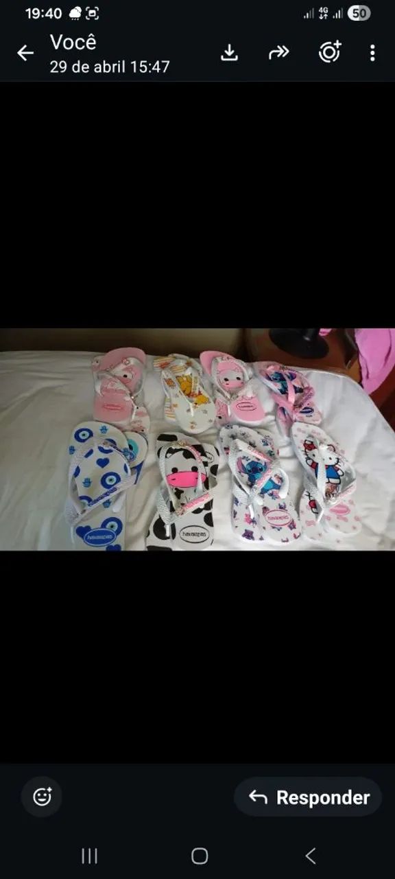 Chinelo havaiana personalizada