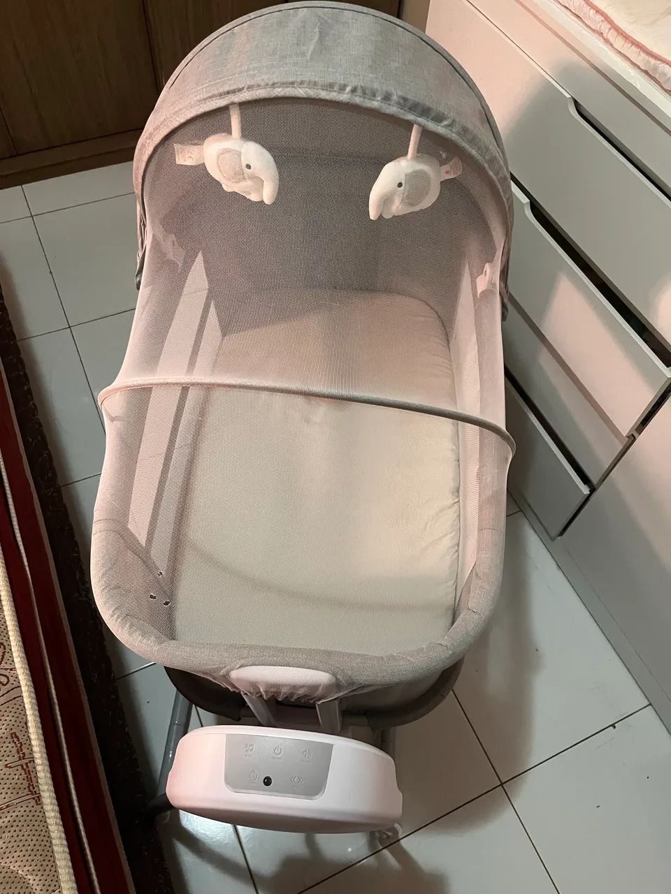 BERÇO MASTELA DELUXE 4 EM 1 COM BALANÇO AUTOMÁTICO + BLUETOOTH - Foto 2