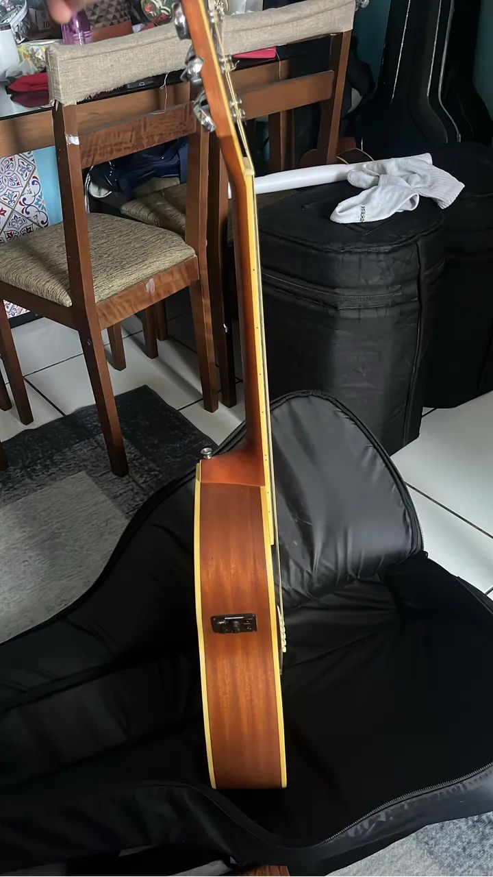 Violão Washburn Aço em Estado de Zero! - Foto 4
