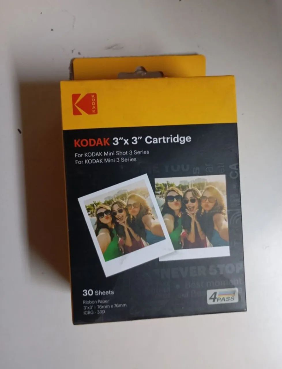 Cartucho Kodak 3x3 (30 Folhas) - Para Mini Shot 3 / Mini 3 (Novo)