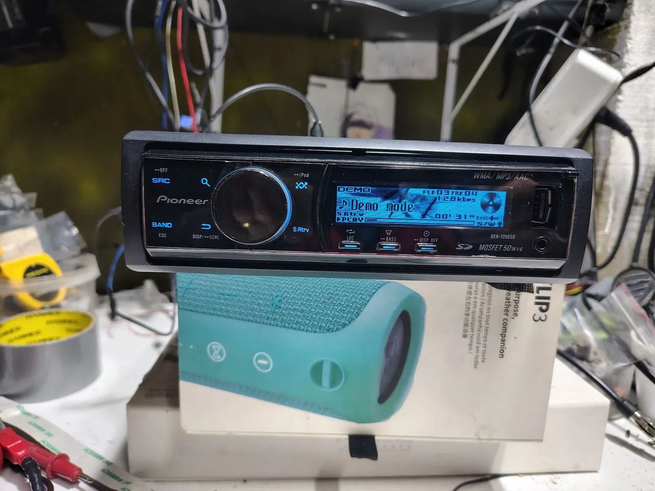 Vendo Pioneer deh 7250sd com Bluetooth interno 