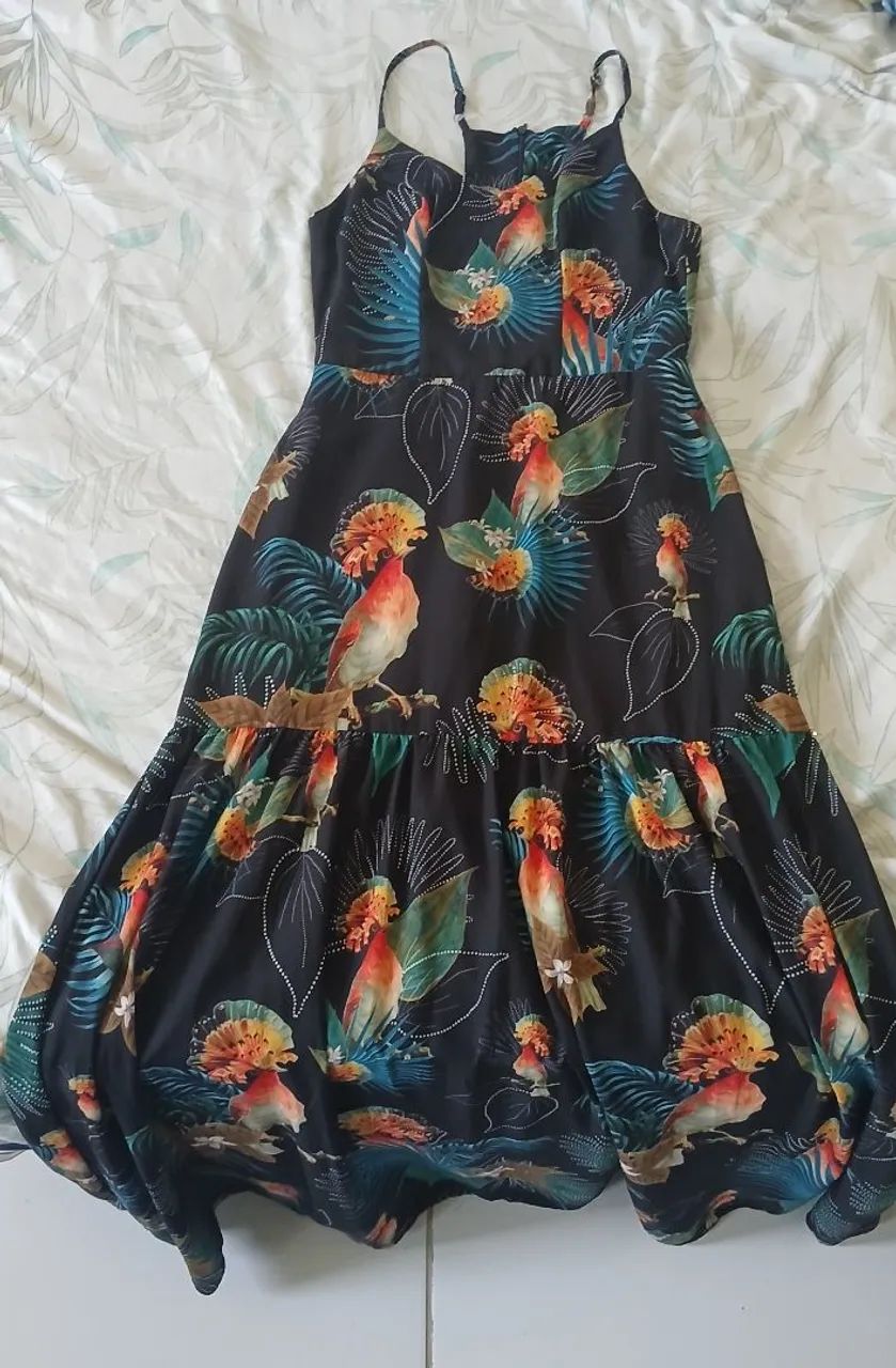 Vestido longo preto 
