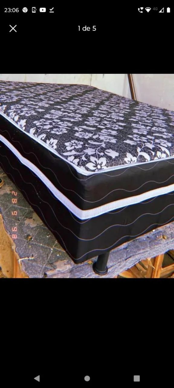 Cama box casal de fábrica 