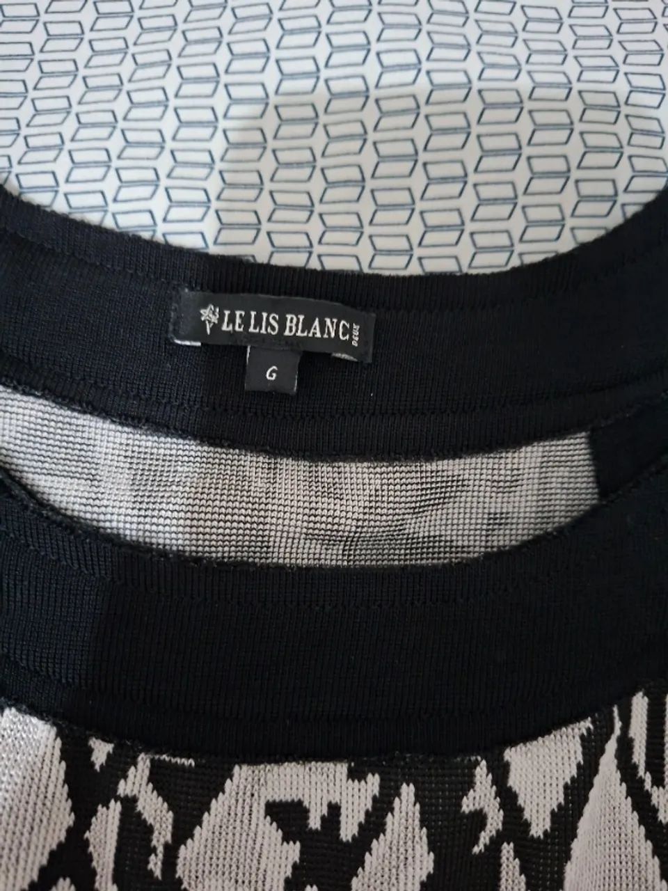 Vestido Preto e prata Lelis Blanc tamanho 40/42 - Foto 4