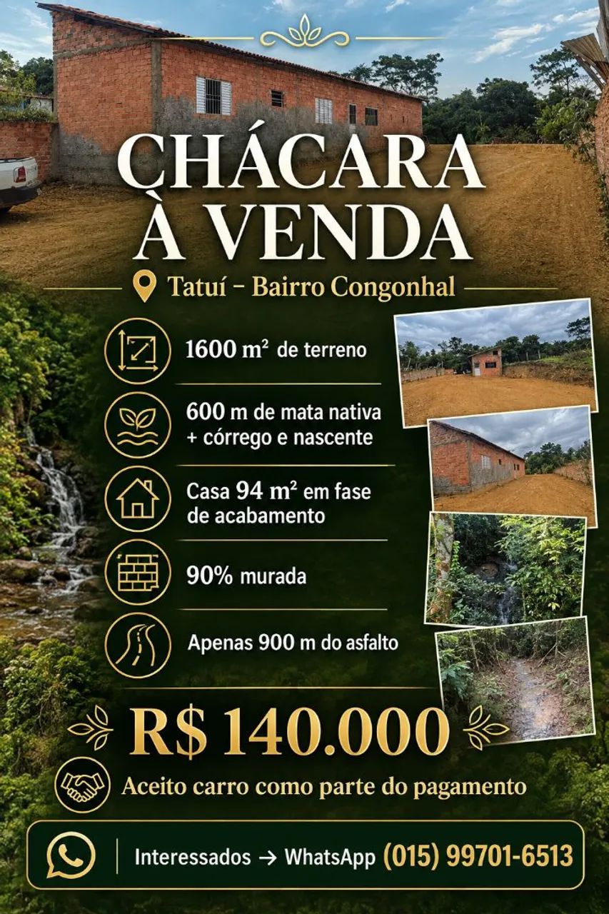 Chácara a venda 