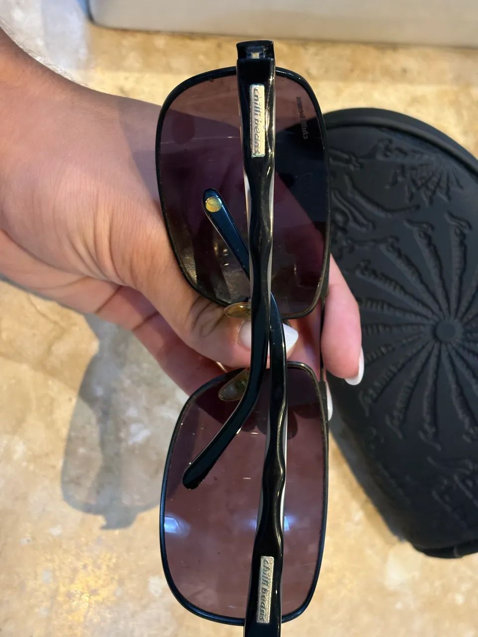 Óculos chilli beans masculino- com case - Foto 2