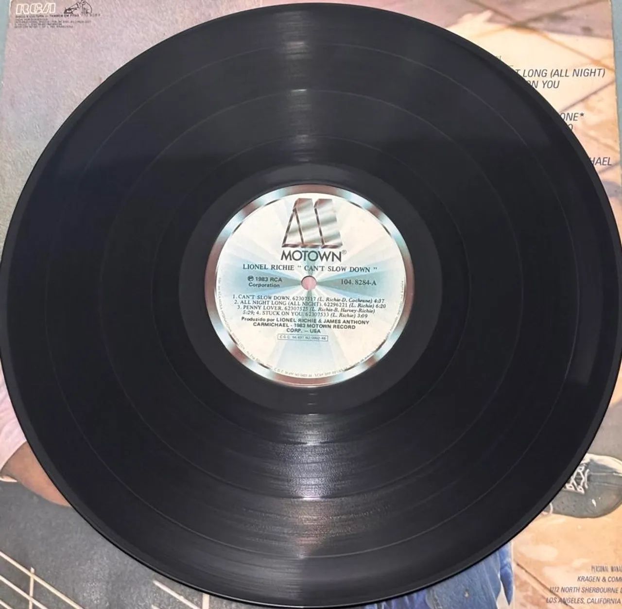 Lionel Richie Cant Slow Down 1983 Lp Vinil - Foto 3