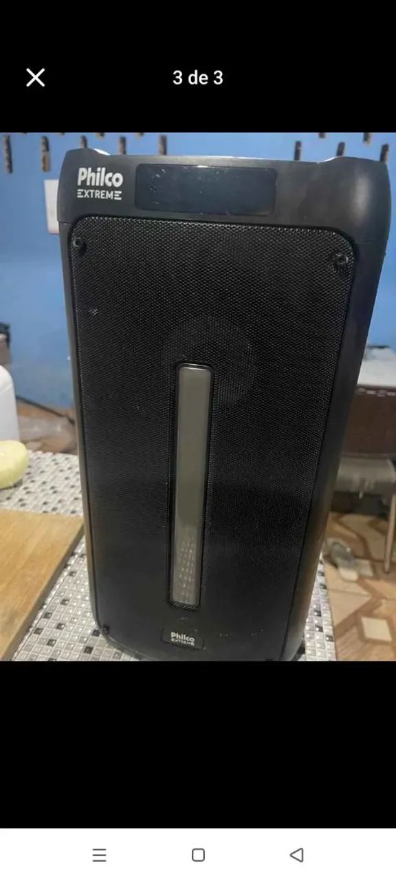 Caixa de som philco