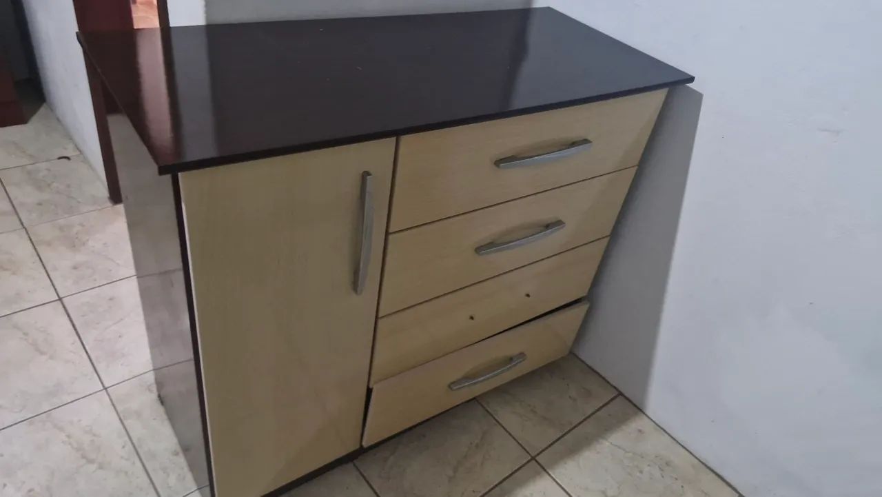 Cômoda MDF DUAS GAVETAS COM DEFEITO