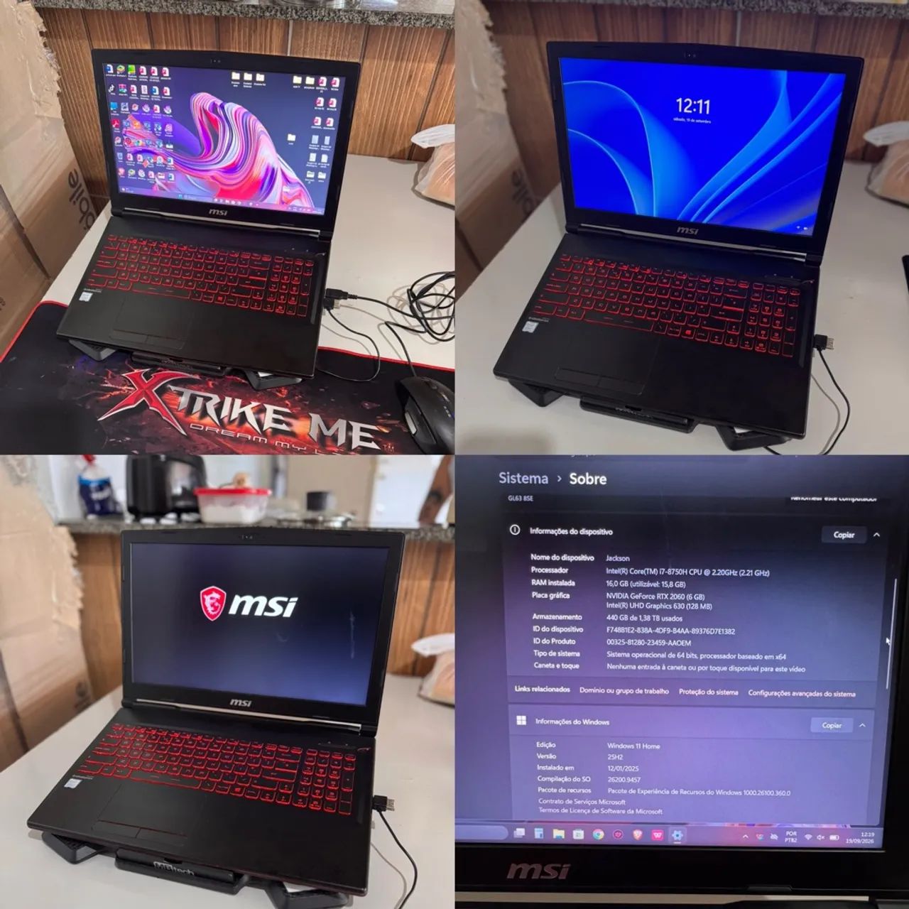 Notebook MSI GAMER