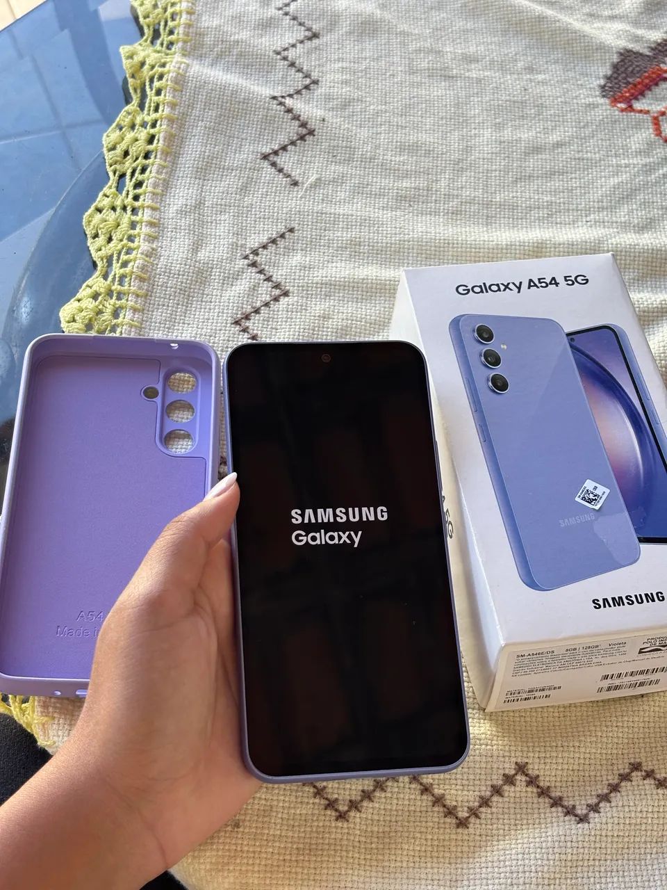 Samsung Galaxy A54 5G lilás 128GB - Foto 3