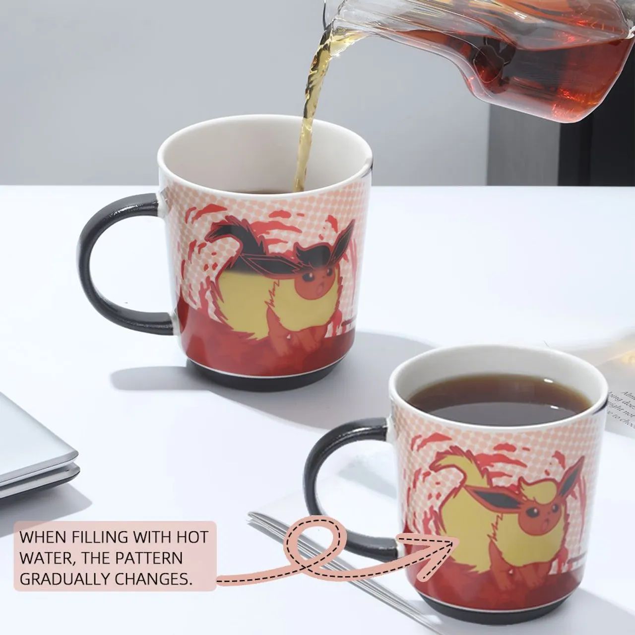 Caneca mudar de cor  Vaporeon e  Flareon - Foto 5