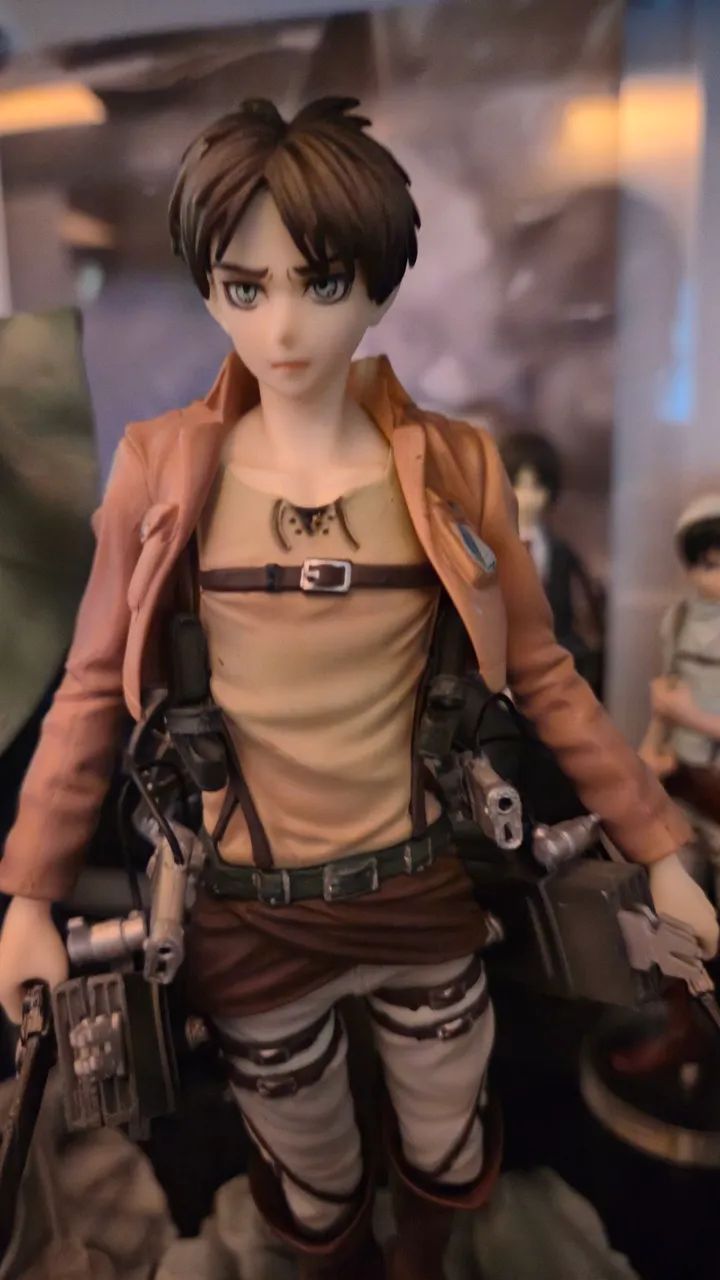Eren Yeager e Leví Ackerman Attack on Titan Action Figure Hobbymax  - Foto 3